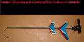 Cauda completa para Helicóptero Pelica